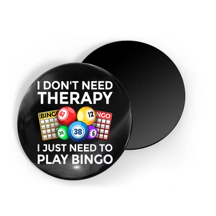 Cute Bingo Design For Men Women Casino Gambling Bingo Lovers Magnet