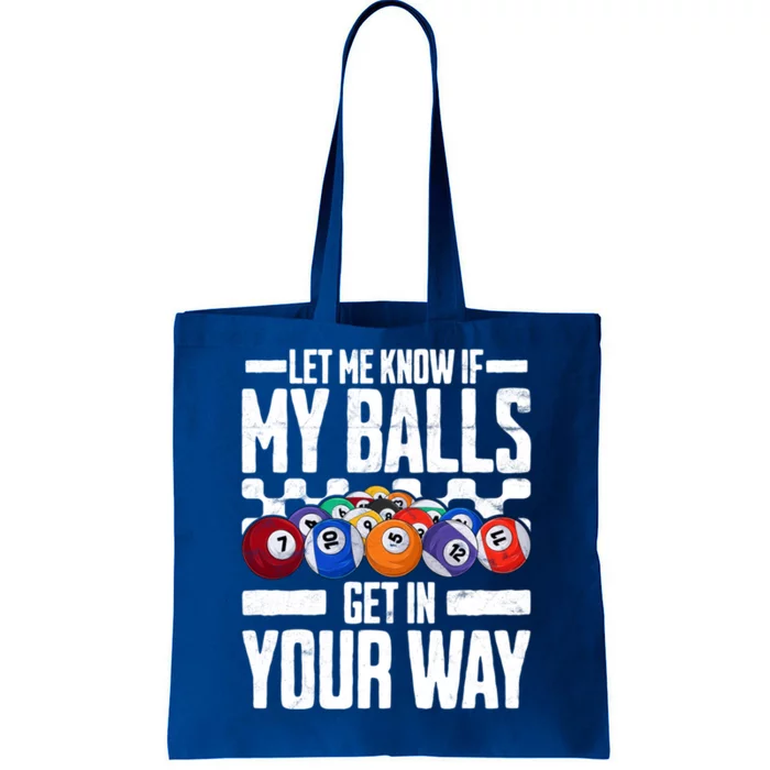 Cool Billiards Design Funny Billiard Pool Player Gift Tote Bag