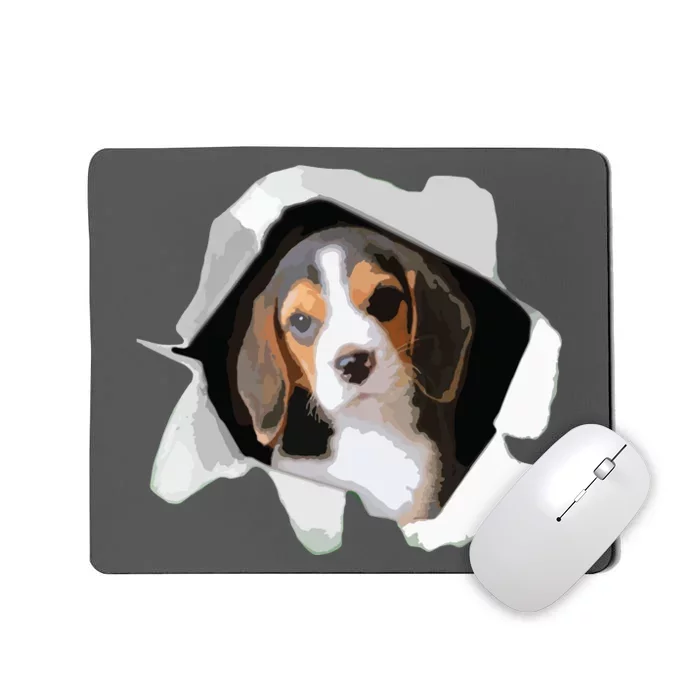 Cute Beagle Dog Puppy Lover Men Women Mousepad