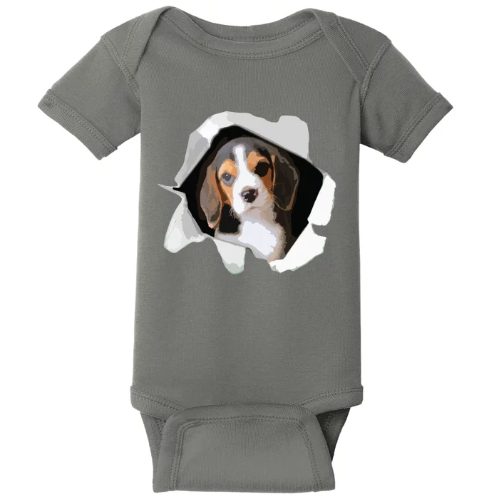 Cute Beagle Dog Puppy Lover Men Women Baby Bodysuit