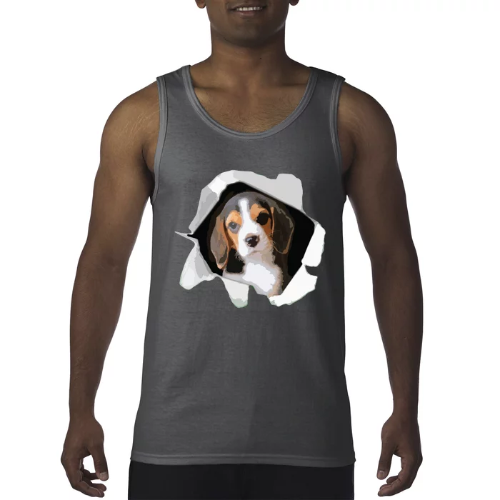 Cute Beagle Dog Puppy Lover Men Women Tank Top