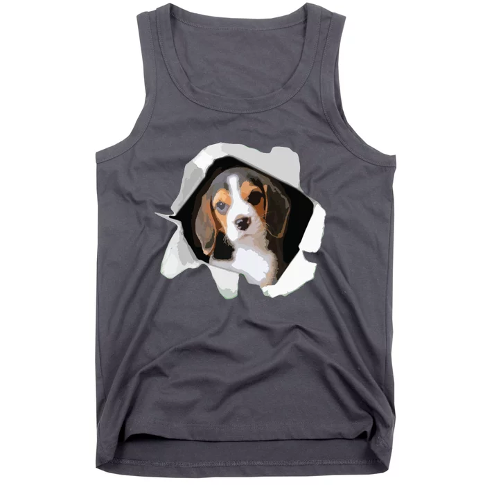 Cute Beagle Dog Puppy Lover Men Women Tank Top