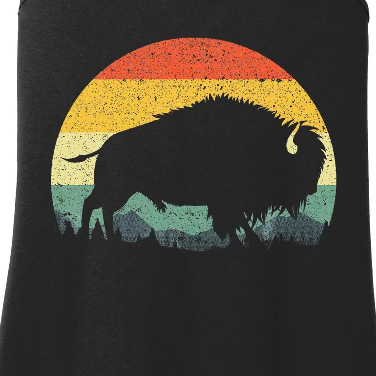 Cool Bison Design For Women Buffalo Bison Lovers Ladies Essential Tank