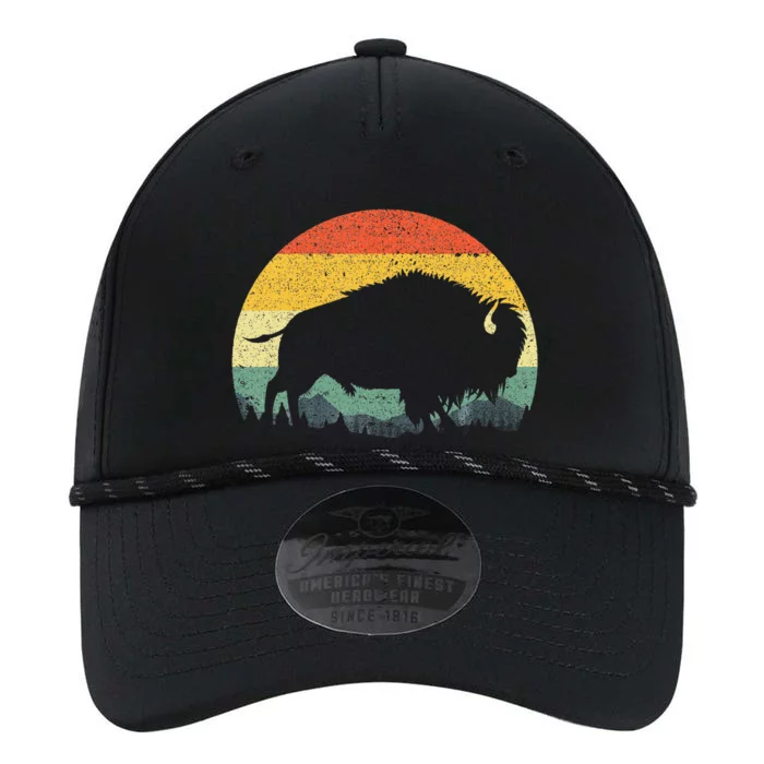 Cool Bison Design For Women Buffalo Bison Lovers Performance The Dyno Cap