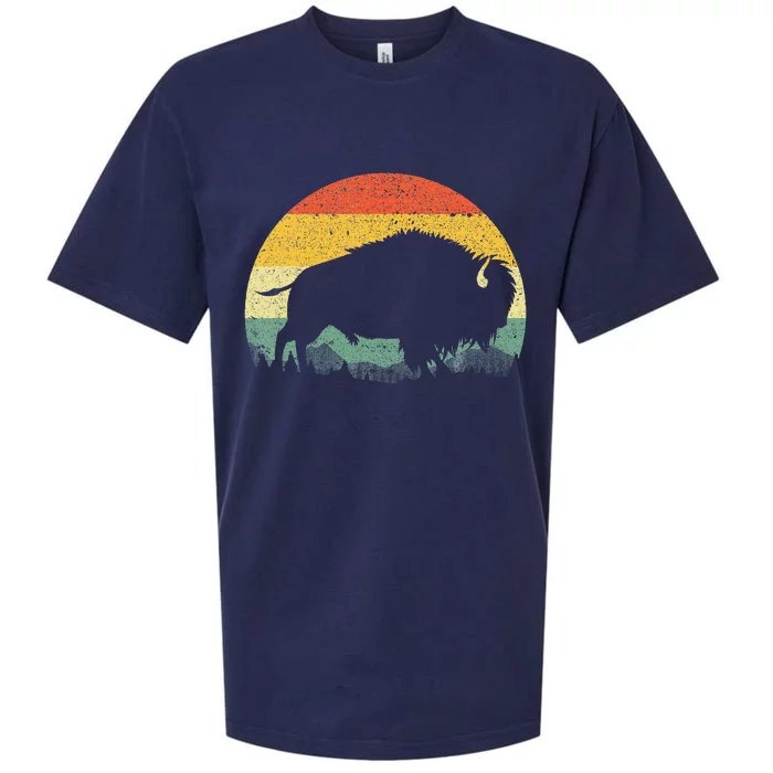 Cool Bison Design For Women Buffalo Bison Lovers Sueded Cloud Jersey T-Shirt