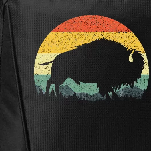 Cool Bison Design For Women Buffalo Bison Lovers City Backpack