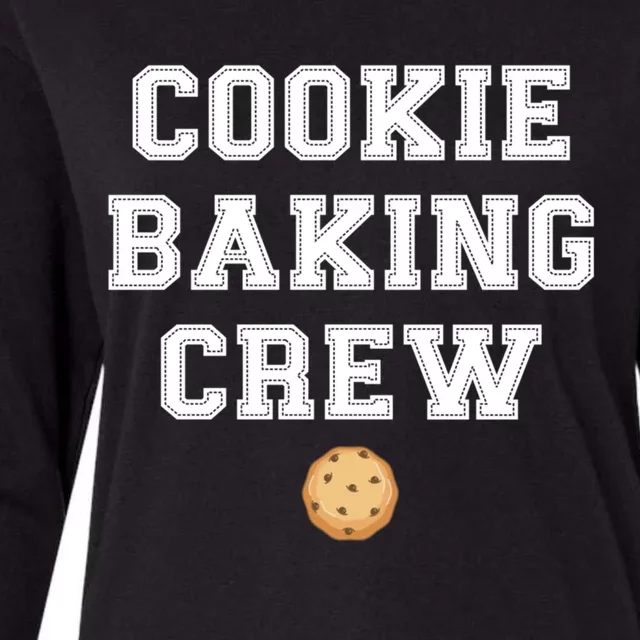 Cookie Baker Design Cookie Baking Crew Gift Womens Cotton Relaxed Long Sleeve T-Shirt