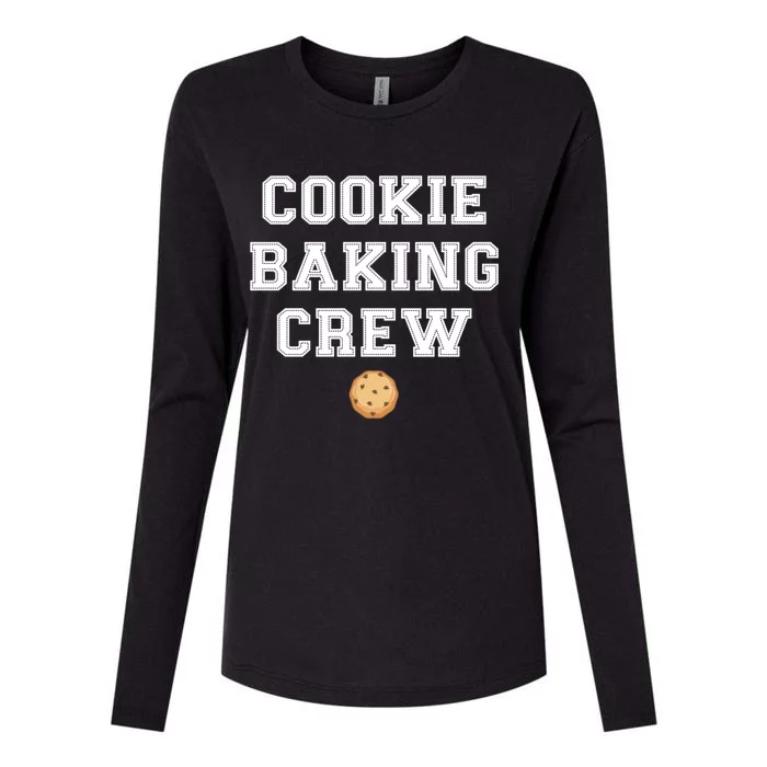 Cookie Baker Design Cookie Baking Crew Gift Womens Cotton Relaxed Long Sleeve T-Shirt