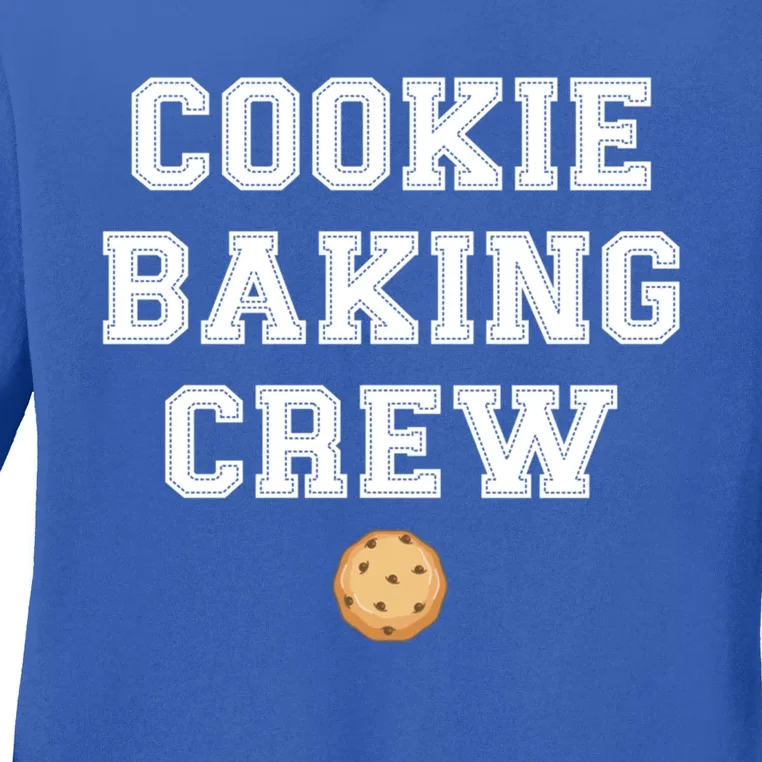 Cookie Baker Design Cookie Baking Crew Gift Ladies Long Sleeve Shirt