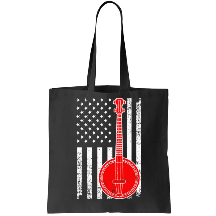 Cool Banjo Design Bluegrass Banjo Player Tote Bag