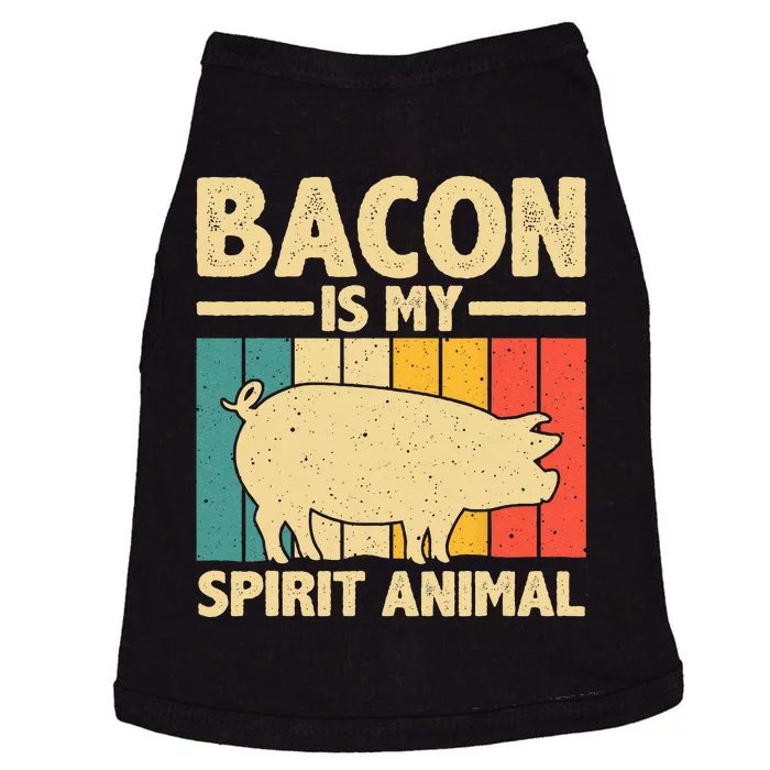 Cool Bacon Design Bacon Pig Pork Lover Doggie Tank