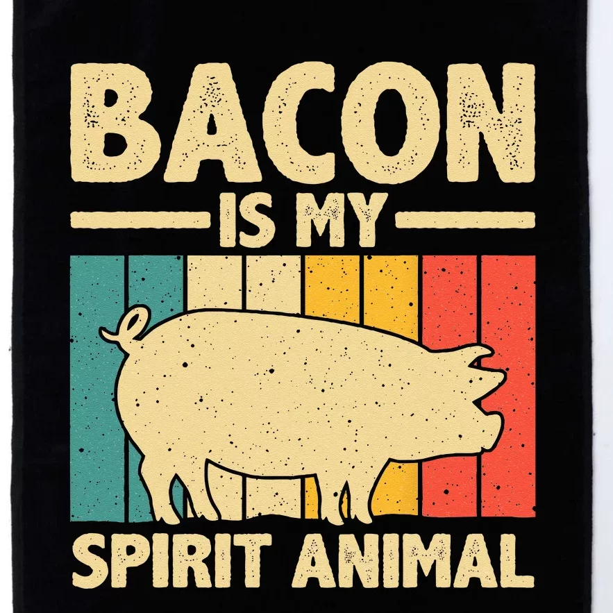 Cool Bacon Design Bacon Pig Pork Lover Platinum Collection Golf Towel