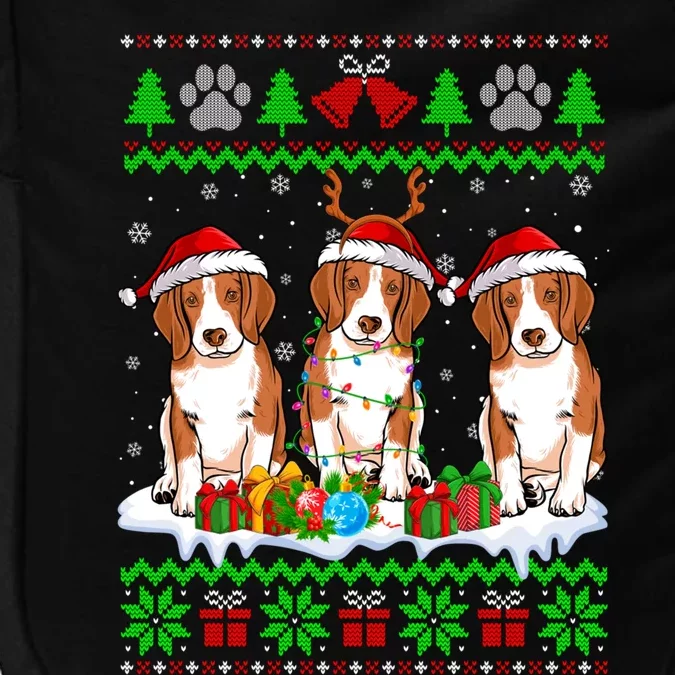 Christmas Beagle Dog Puppy Lover Ugly Xmas Sweater Meaningful Gift Impact Tech Backpack