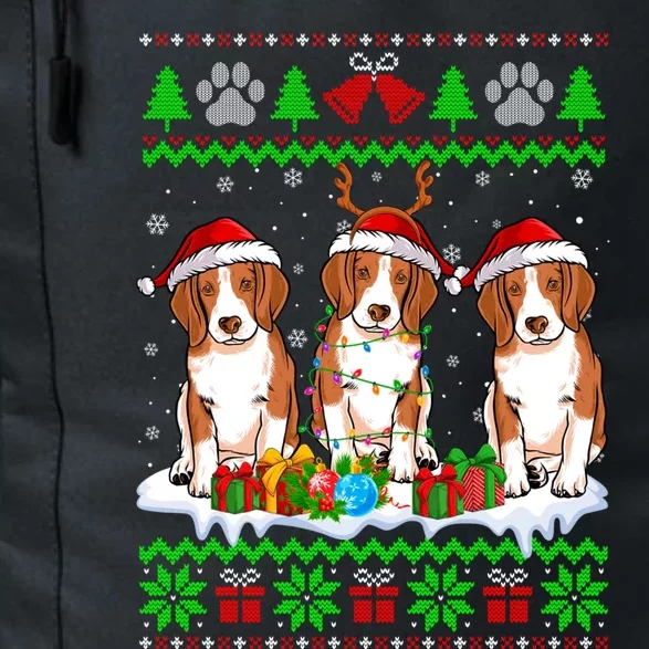 Christmas Beagle Dog Puppy Lover Ugly Xmas Sweater Meaningful Gift Daily Commute Backpack