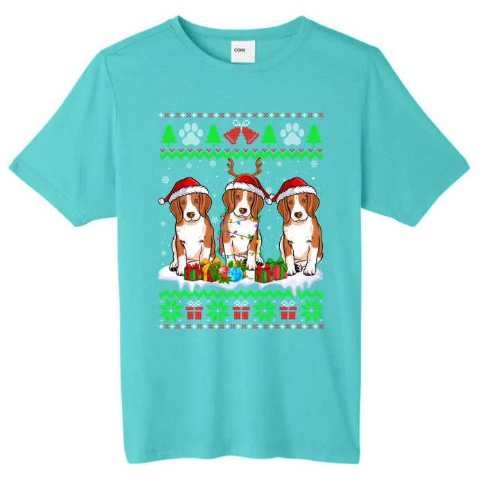 Christmas Beagle Dog Puppy Lover Ugly Xmas Sweater Meaningful Gift ChromaSoft Performance T-Shirt