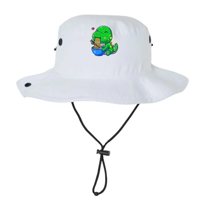 Cute Baby Dino Trex Eating Ramen Noodles Legacy Cool Fit Booney Bucket Hat