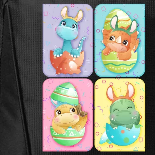 Cute Baby Dinosaurs Easter Eggs City Backpack