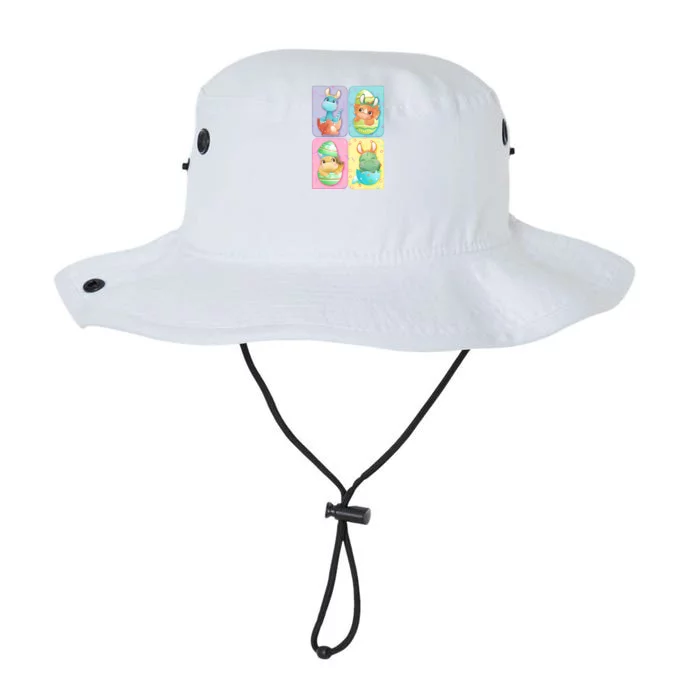 Cute Baby Dinosaurs Easter Eggs Legacy Cool Fit Booney Bucket Hat