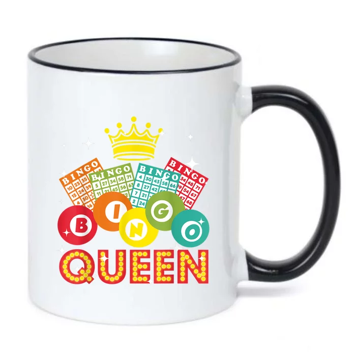 Cute Bingo Designs For Women Mom Bingo Lovers Casino Players Black Color Changing Mug