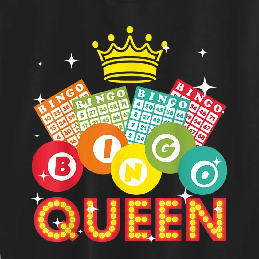 Cute Bingo Designs For Women Mom Bingo Lovers Casino Players Kids Sweatshirt