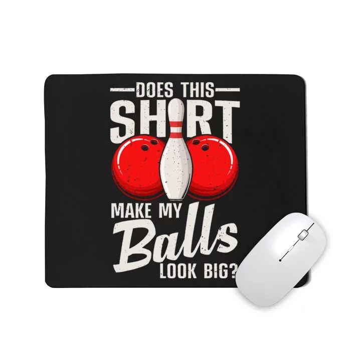 Cool Bowling Design For Women Bowling Ball Sport Bowler Mousepad