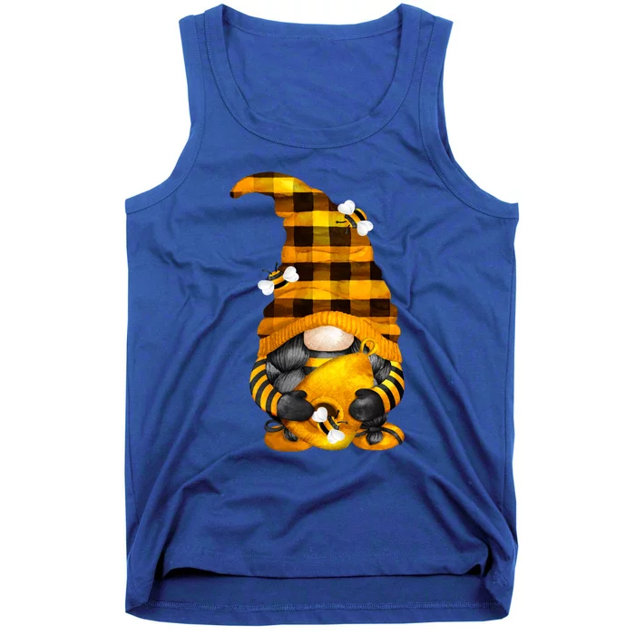 Cute Beekeeper Design For Xmas Matching Couple Bee Gnome Gift Tank Top