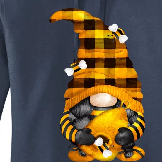 Cute Beekeeper Design For Xmas Matching Couple Bee Gnome Gift Women's Pullover Hoodie