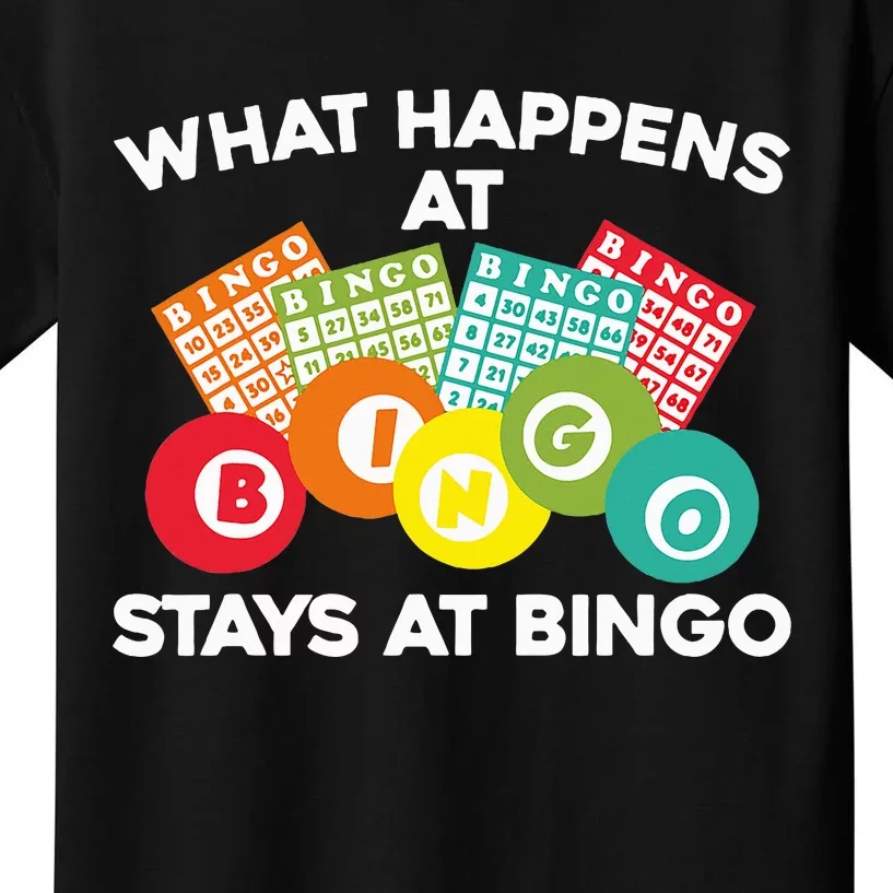 Cute Bingo Design Fun Gambling Game for Bingo Lovers Kids T-Shirt