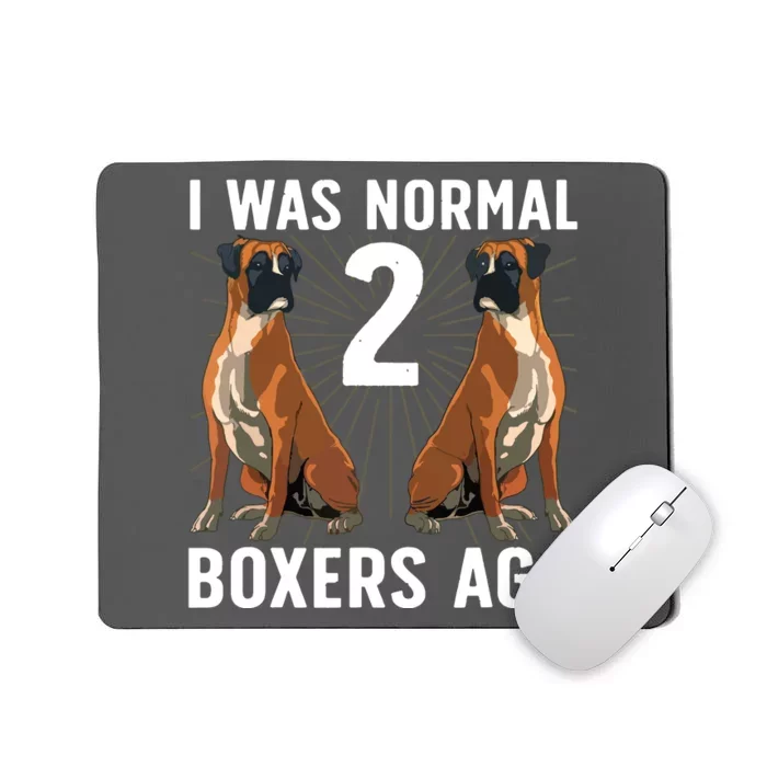 Cool Boxer Dog For Men Women Brindle Owner Trainer Dog Lover Mousepad