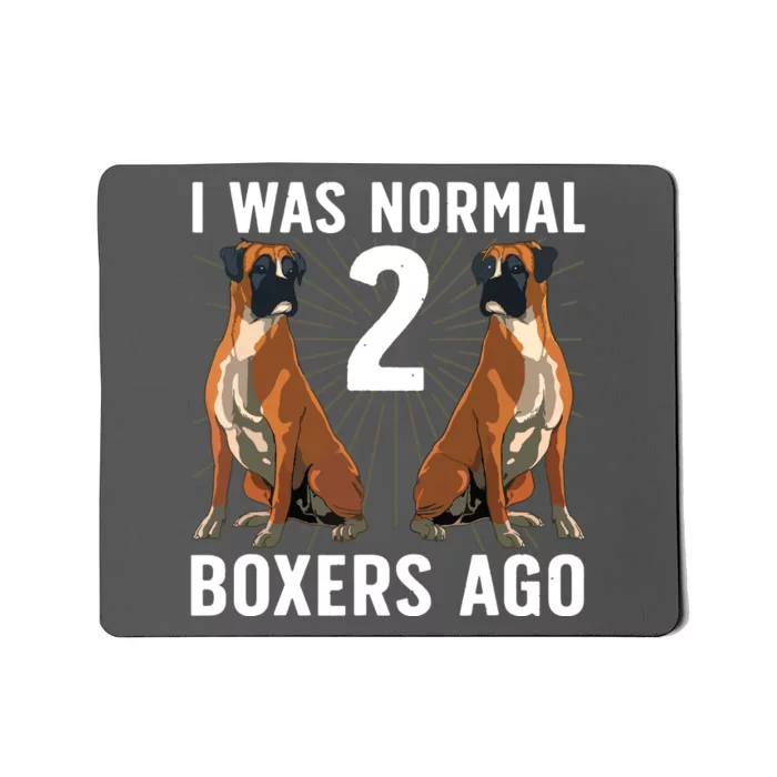 Cool Boxer Dog For Men Women Brindle Owner Trainer Dog Lover Mousepad