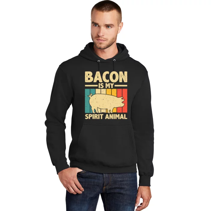 Cool Bacon Design For Women Bacon Pig Pork Lover Hoodie