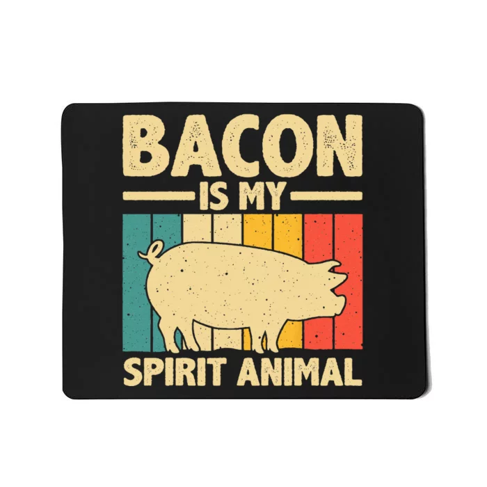 Cool Bacon Design For Women Bacon Pig Pork Lover Mousepad