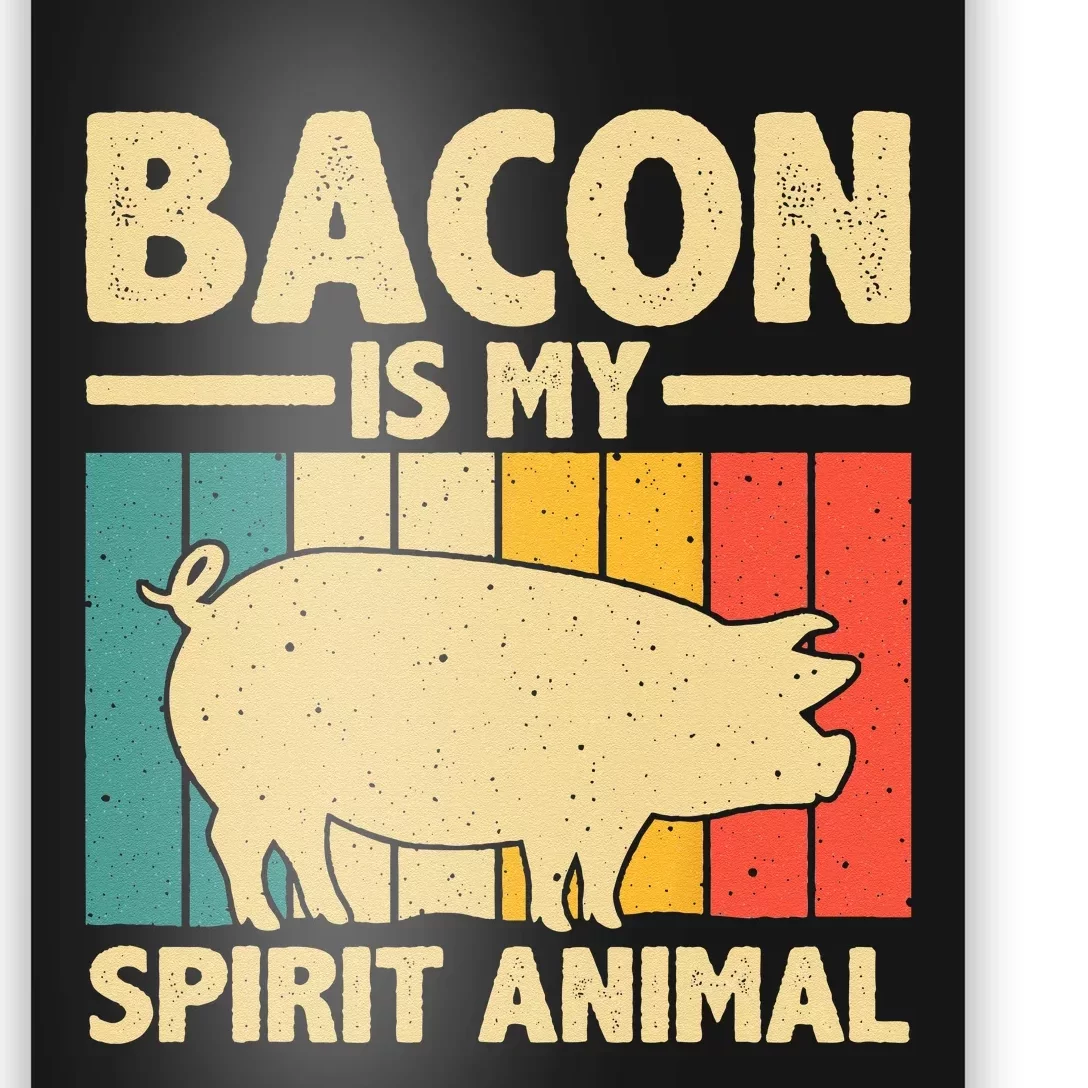 Cool Bacon Design For Women Bacon Pig Pork Lover Poster