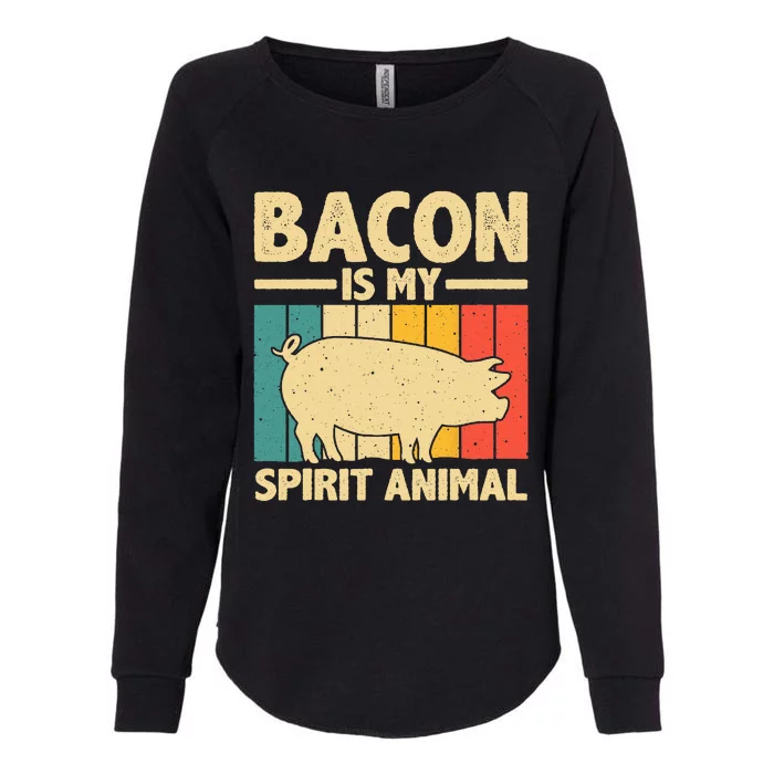 Cool Bacon Design For Women Bacon Pig Pork Lover Womens California Wash Sweatshirt