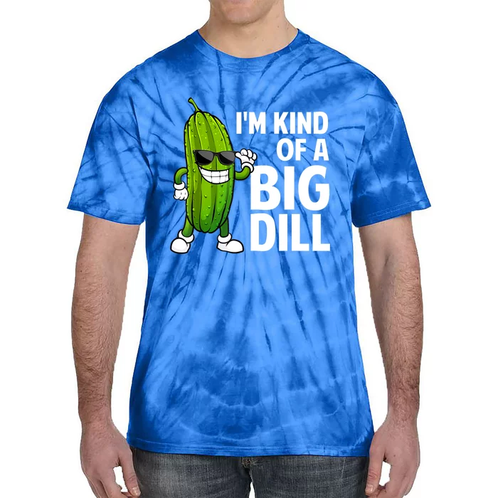 Cool Big Dill Pickle Lover Funny Pickle Gift Tie-Dye T-Shirt