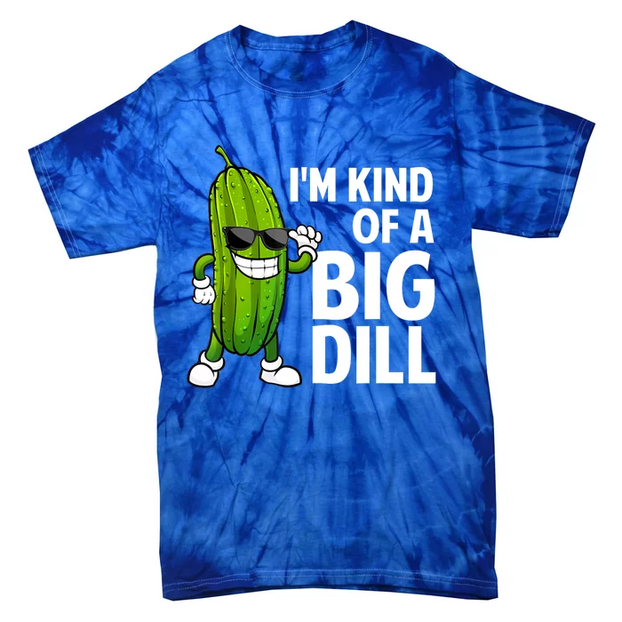 Cool Big Dill Pickle Lover Funny Pickle Gift Tie-Dye T-Shirt