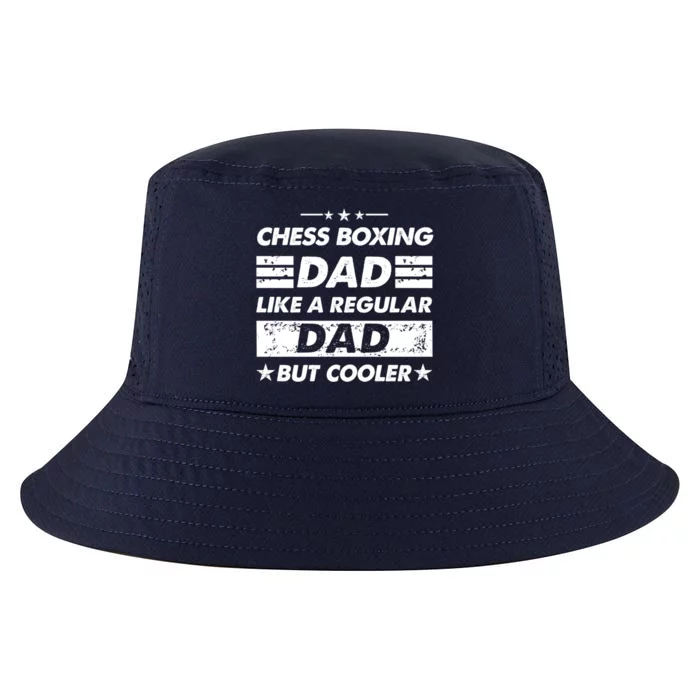 Chess Boxing Dad Like A Regular Dad Funny Chess Boxing Gift Cool Comfort Performance Bucket Hat