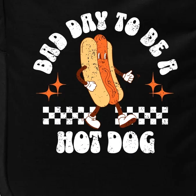 Checkered Bad Day To Be A Hot Dog 4th Of July Impact Tech Backpack