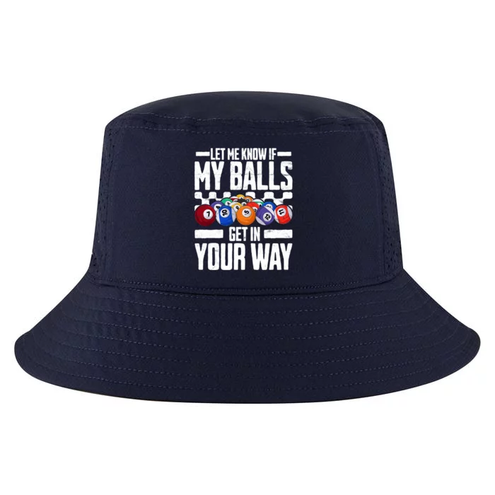 Cool Billiards Design Funny Billiard Pool Player Gift Cool Comfort Performance Bucket Hat