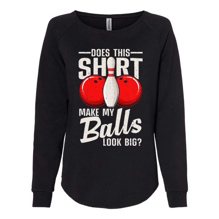 Cool Bowling Design Bowling Ball Sport Bowler Womens California Wash Sweatshirt