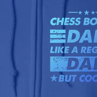 Chess Boxing Dad Like A Regular Dad Funny Chess Boxing Gift Full Zip Hoodie