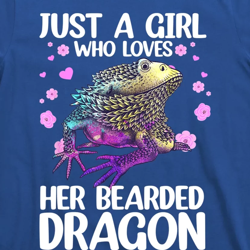 Cute Bearded Dragon For Women Girls Bearded Dragon Lovers T-Shirt