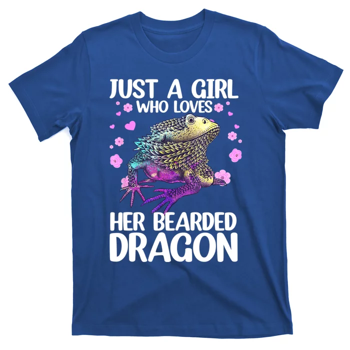 Cute Bearded Dragon For Women Girls Bearded Dragon Lovers T-Shirt