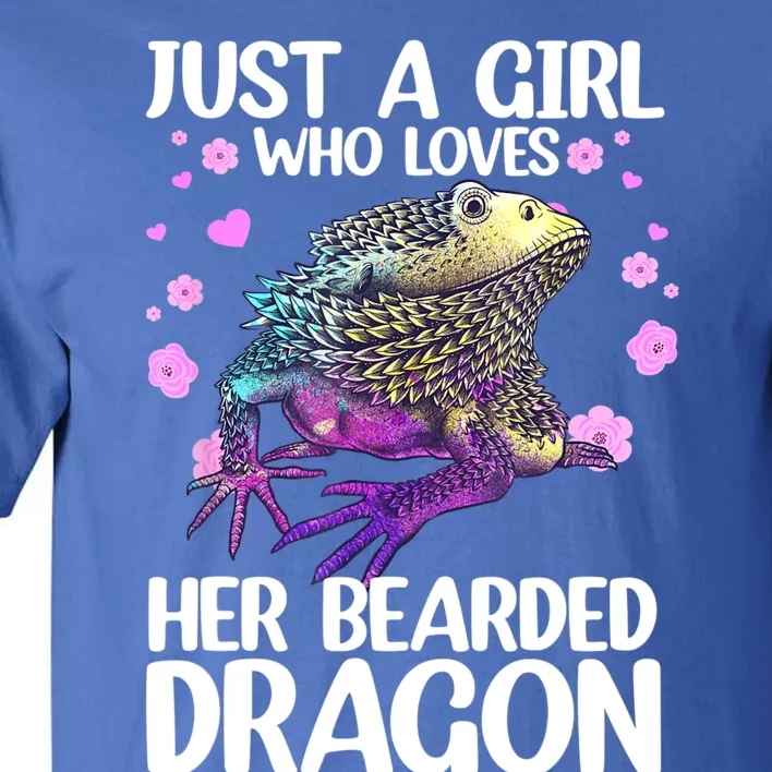 Cute Bearded Dragon For Women Girls Bearded Dragon Lovers Tall T-Shirt