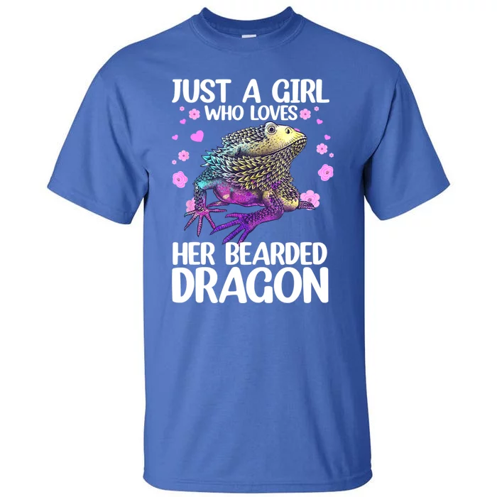 Cute Bearded Dragon For Women Girls Bearded Dragon Lovers Tall T-Shirt