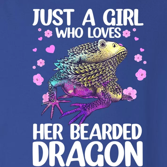 Cute Bearded Dragon For Women Girls Bearded Dragon Lovers Toddler Long Sleeve Shirt