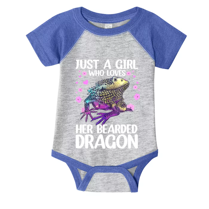 Cute Bearded Dragon For Women Girls Bearded Dragon Lovers Infant Baby Jersey Bodysuit