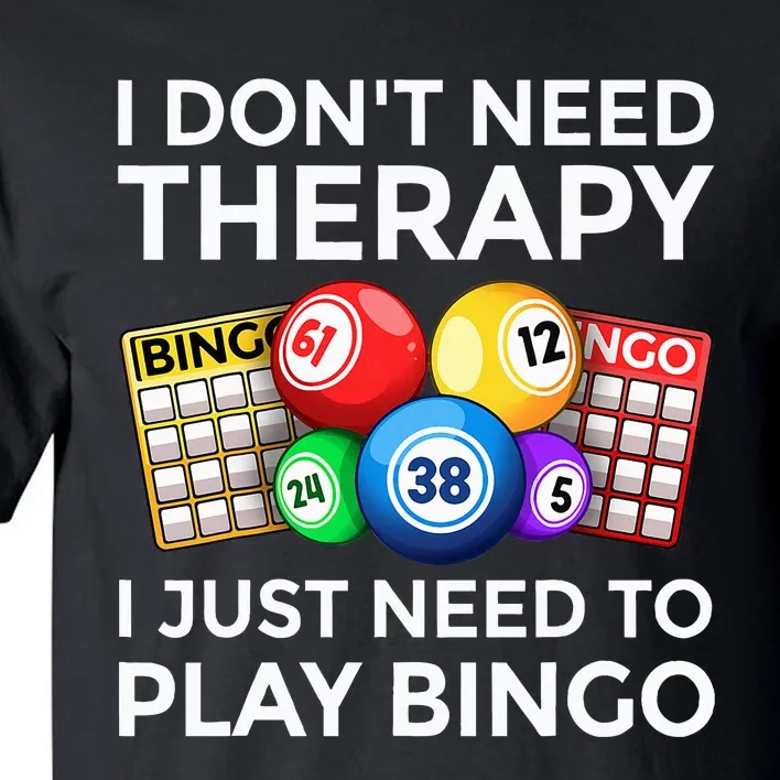 Cute Bingo Design For Wo Casino Gambling Bingo Lovers Tall T-Shirt