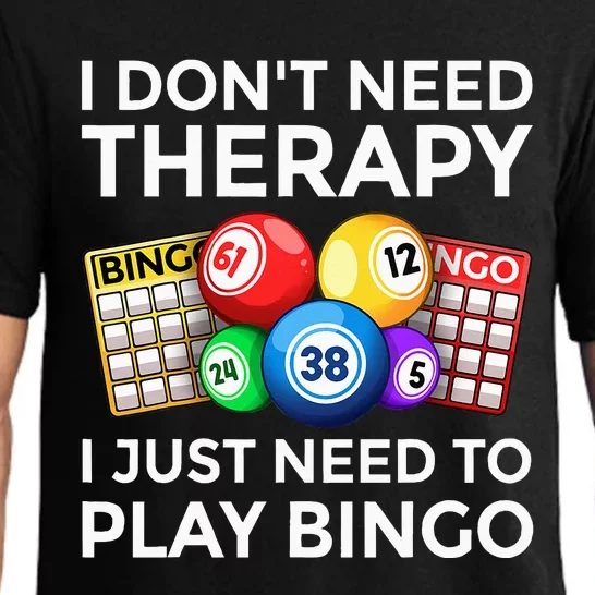 Cute Bingo Design For Wo Casino Gambling Bingo Lovers Pajama Set