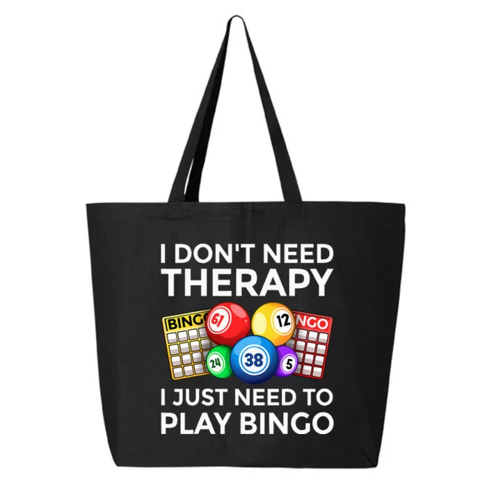 Cute Bingo Design For Wo Casino Gambling Bingo Lovers 25L Jumbo Tote